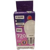 Лампа RIONA LIGHTING LED G45  9W 4000K E14