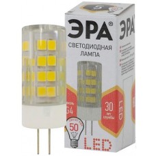 LED JC-5W-220V-CER-827-G4 ЭРА STD Лампа светод. капс. G4 5Вт керам. (тепл свет)