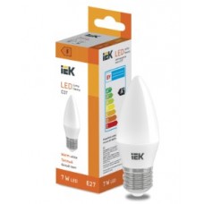 IEK LL-I-C37-7-230-30-E27 Лампа светодиод. свеча LED Candle C37 600lm 3000K E27