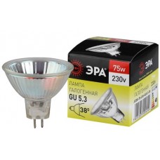 Лампа галоген.MR16 -75W-230V-CL ЭРА GU5.3-JCDR