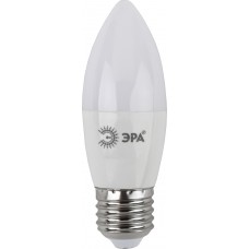 Лампа светодиод.стандарт LED B35-7W-840-E27 ЭРА QX (диод.свеча.6Вт.нейтр.E27) (10/100/5000) B3527 