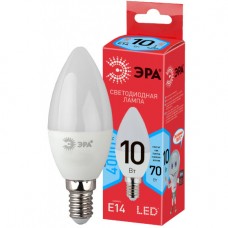Лампы светодиод. стандарт ECO LED B35-10W-840-E14 ЭРА QX (диод. свеча. 9Вт. нейтр. E14) (10/100/5000)