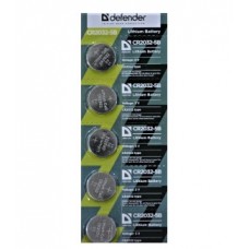 Элемент питания Defender CR2032 5BL