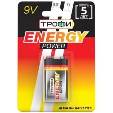 Трофи 6LR61-1BL Батарейки ENERGY POWER Alkaline (12/96/4992)