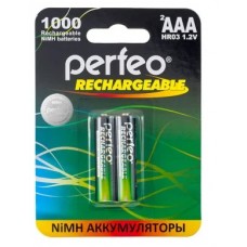 Аккумулятор PERFEO R03/AАA 1000mAh 2BL