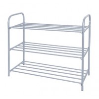 Этажерка д/обуви Ника 3-х секц..590х330х790 мм.серый мат.ЭТК3/МС