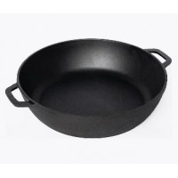 Жаровня чугунная с двумя ручками.40см 1840