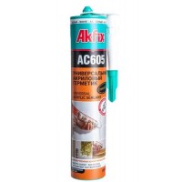 Akfix AC605 Акриловый герметик 310 мл белый