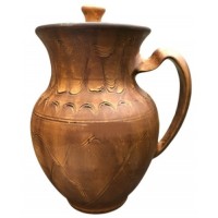 Кувшин из красной глины 25с0.4489/2.0-1 НХП
