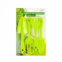 Набор садовых инструментов салатовый