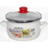 Кастрюля 4.0л (сфера) 1-2440112(Бл) Бл / Прованс  