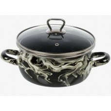 1-2425111(Сер.гр.) Шейк Черн-Бл  Кастрюля 2.5л (сфера)