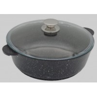 Жаровня АЛА280 со стекл.кр. G1028G