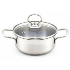 Кастрюля нерж. 1.0 ст.кр.  Крокус Классика КК1-16С2