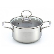Кастрюля нерж. 1.5 ст.кр.  Крокус Классика КК1-16С8 