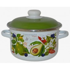 Кастрюля 3.0 л. цилиндрическая Авокадо