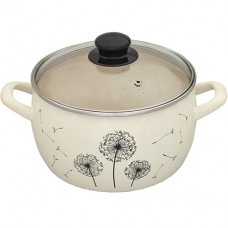 Глубокая Кастрюля Эксклюзив с стекл. крышкой:2945/Эксклюзив/Одуванчик/340952/5.7 л 2945-5.7 