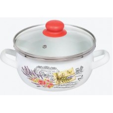 Кастрюля 2.5л (сфера) 1-2425112(Бл) Бл/Прованс  