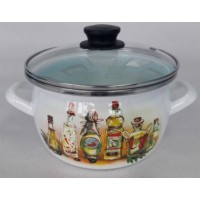 Кастрюля 3.0л (сфера) 1-2430112 Красный гранит  