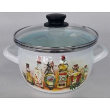 Кастрюля 3.0л (сфера) 1-2430112 Красный гранит  