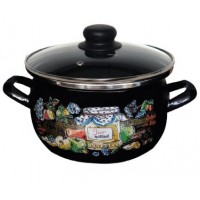 1-2450112(Черн) Черн / Джем  Кастрюля 5.0л (сфера)