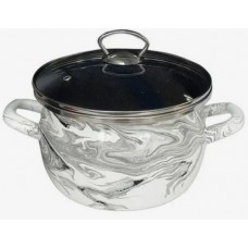 1-2415111(Сер.гр.) Шейк Бл-Черн  Кастрюля 1.5л (сфера)