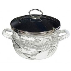 1-2440111(Сер.гр.) Шейк Бл-Черн  Кастрюля 4.0л (сфера)