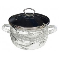 1-2425111(Сер.гр.) Шейк Бл-Черн  Кастрюля 2.5л (сфера)