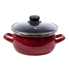 Кастрюля 5.0л (сфера) 1-2450112 Красный гранит  