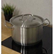 КП7-26М2  Кастрюля нерж. 7.5л мет. кр.  Профессионал