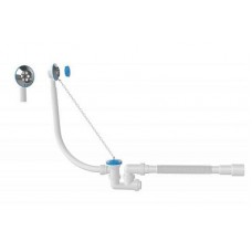 Сифон д/ванны с вып-м и перел-м. с гибк. трубой 40х50. AV Engineering. арт.AVE000255