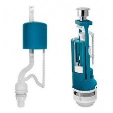 Арматура двойная хром кнопка. ниж.подводка. ИнкоЭр. арт.И - СБ2м- НпрНРФ-АА-