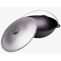 Казан чуг.походный татарский 8л с алюм.кр. Туризм д360 1608-6