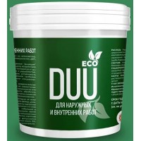 Краска ВД-АК для наружных и внутренних работ DUU ECO ведро 1.5кг