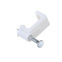 Скобы для кабеля №14*5 ( плоские) 50шт