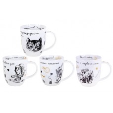 Кружка 420мл  Безумное чаепитие  NB204M