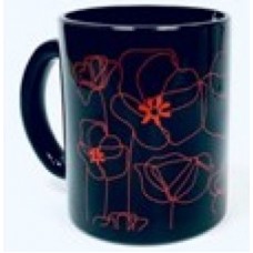 Кружка Маки чер/крас 300мл ард-1208/DPP т/у-7
