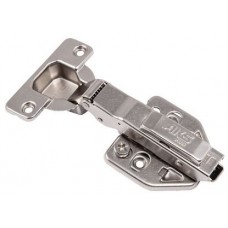 Петля гидравлич. накладная 09 с самодовод.+ clipon.заглушки.  AKS 24153 никель