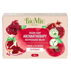 Мыло BioMio BIO-SOAP Гранат и эфир.масло Базилика. 90г