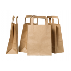 Пакет бумажный с ручками б/п крафт 320*200*370мм