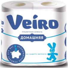 Veiro Бумага туалетная Домашняя многослойная (2 слоя) 4шт. 1С24