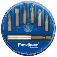 Набор бит с магнитным адаптером. 7 пр. Remocolor 33-2-700.