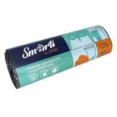 Мешки для мусора SMARTI 120л по 10шт 700*1100* 0.020мк