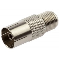 Переходник ЭРА SIMPLE гнездо F-гнездо TV