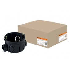 SQ1402-1115 Установочная коробка СП D68х42мм. стык. узлы. черн.. IP20. 10/300
