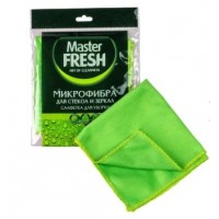 Салфетка для стекол и зеркал из микрофибры Master FRESH 1шт
