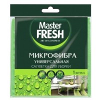 Универ. салфетка для уборки из микрофибры Master FRESH 1шт