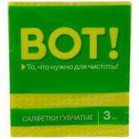 TVK Салфетка губчатая. 3 шт. 8727