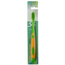 Щетка зубная 32 жемчужины HERBAL Clean Green YС952 мягкая