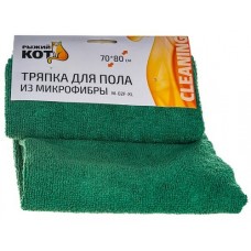 M310237 Тряпка д/пола из микрофибры M-02F-XL зеленый70*80см